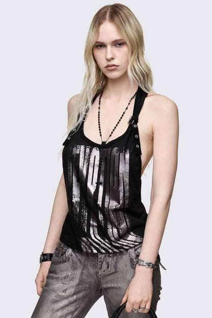 Minga London Devotion Foil Tank Top
