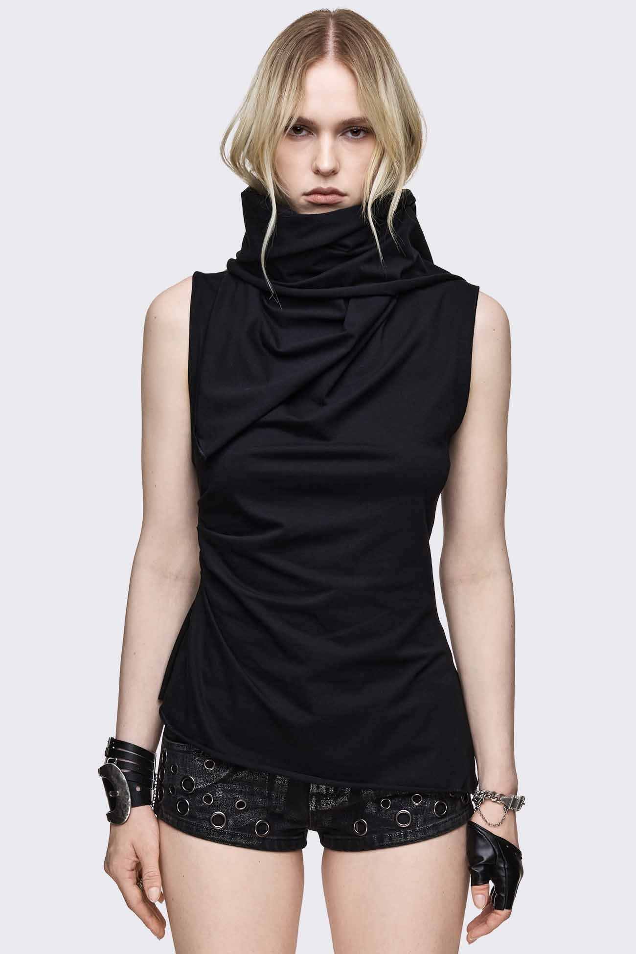 Minga London Axis Scarf Top