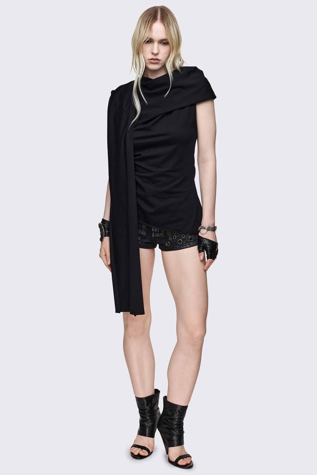 Minga London Axis Scarf Top