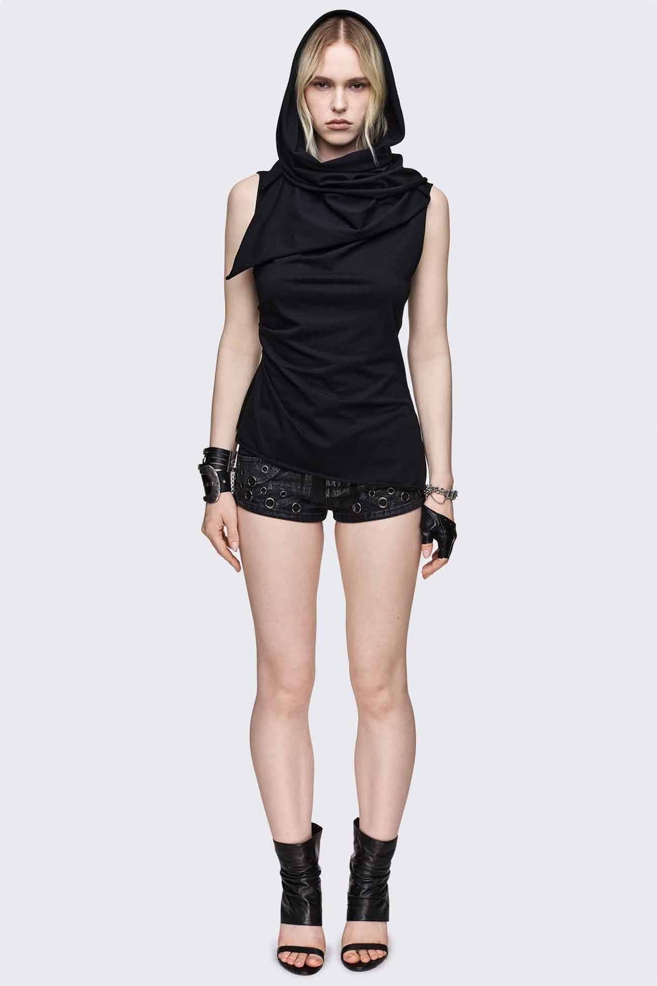 Minga London Axis Scarf Top