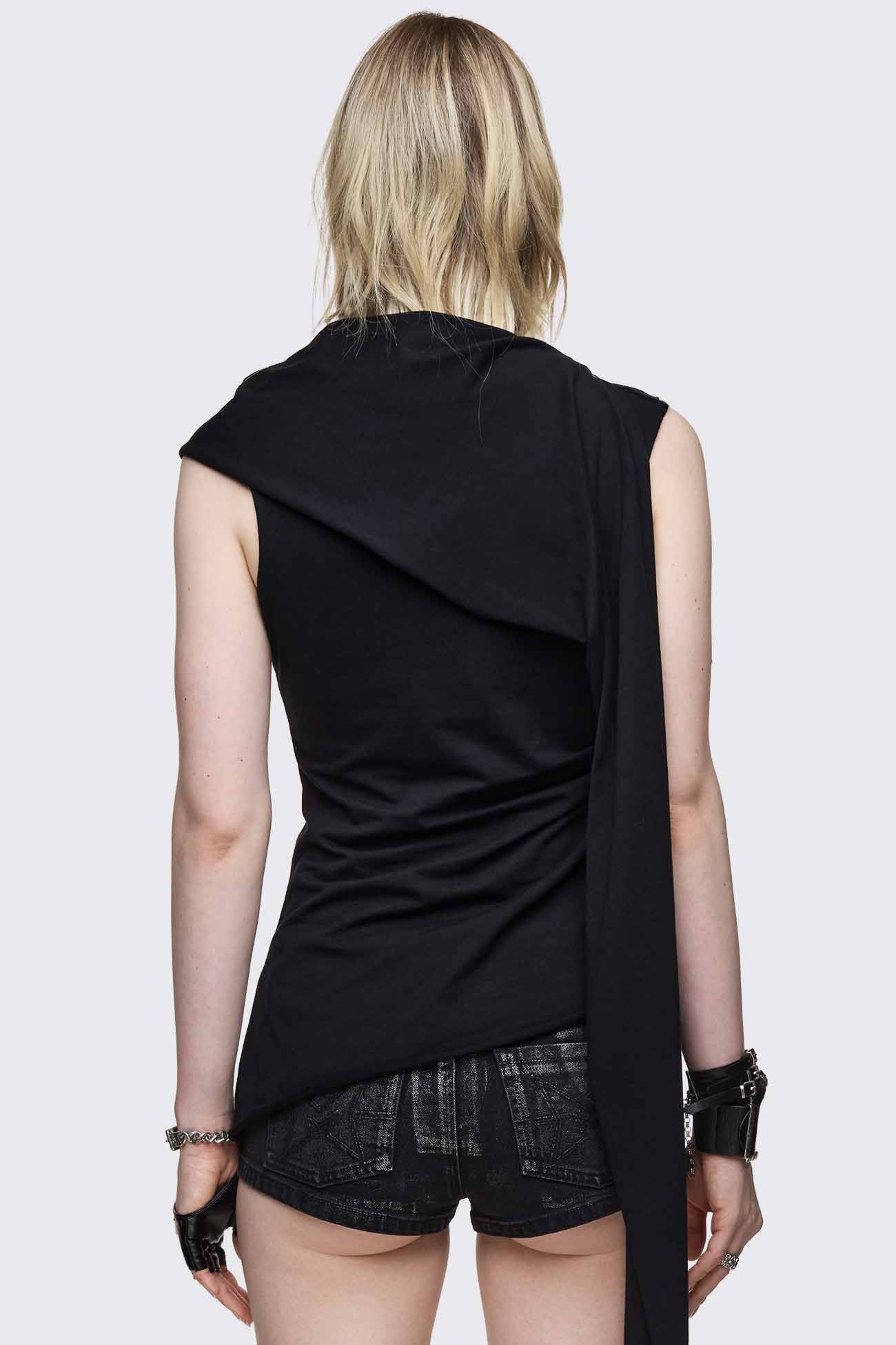 Minga London Axis Scarf Top