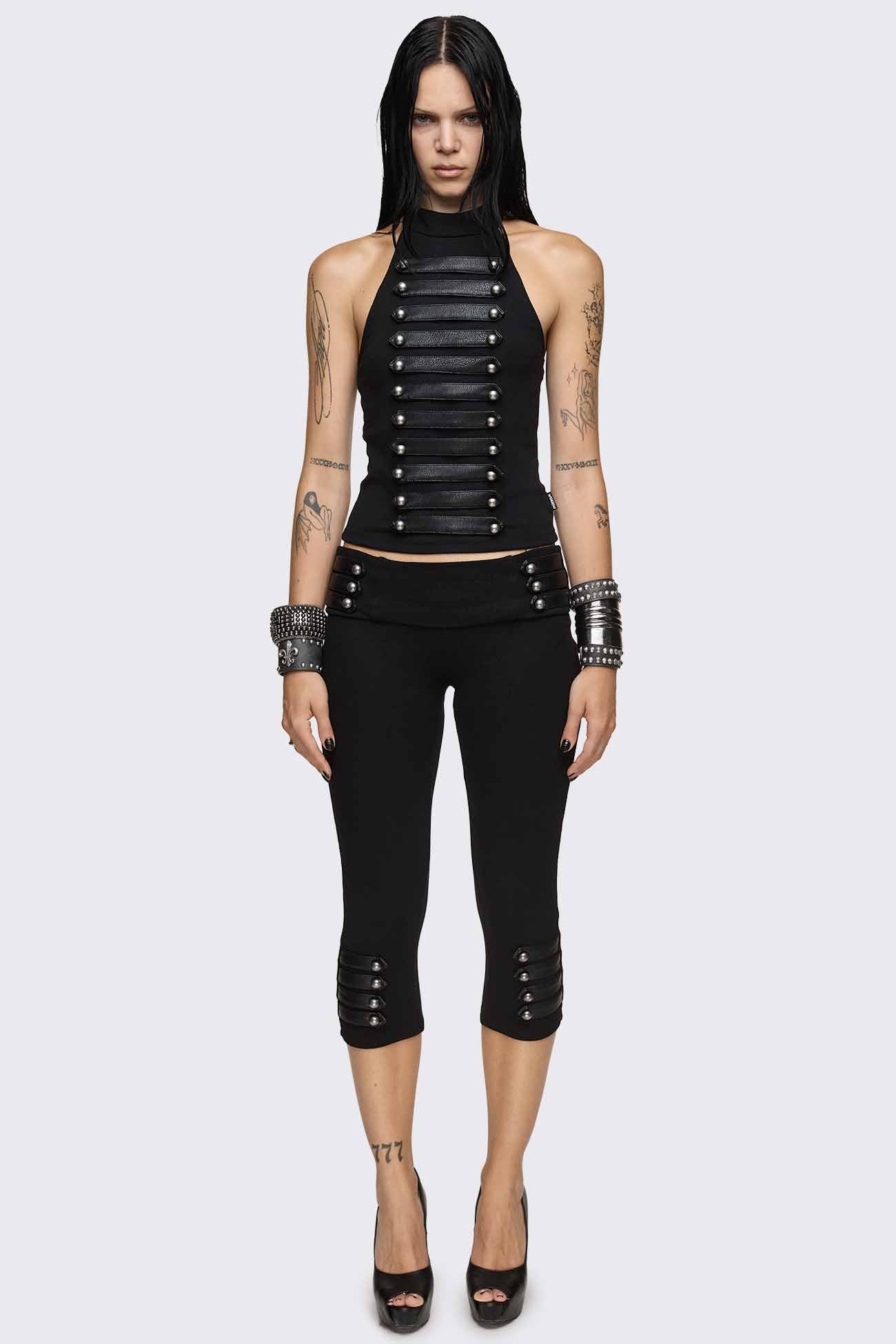 Minga London Corsair Military Halter Top