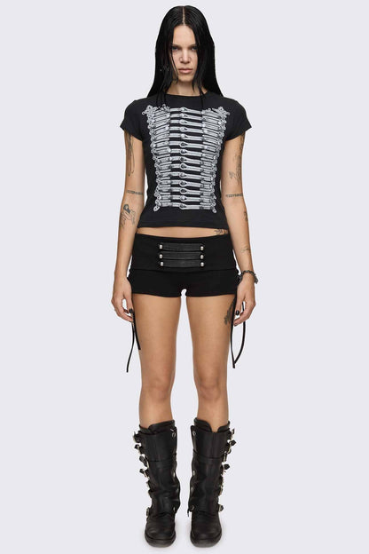 Minga London Valor Military Baby Tee