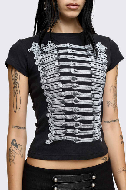 Minga London Valor Military Baby Tee