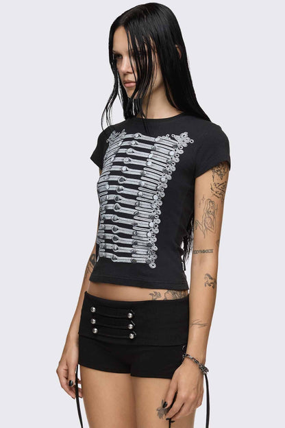 Minga London Valor Military Baby Tee