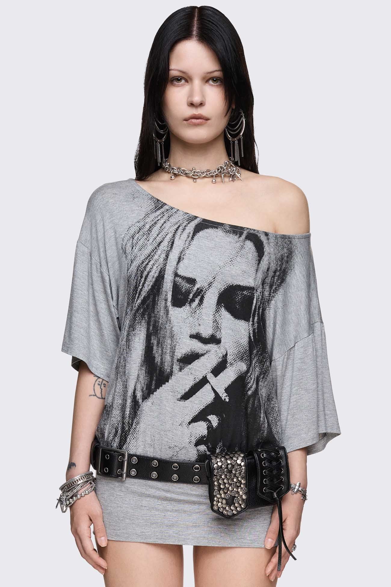 Minga London Muse Off-Shoulder Top