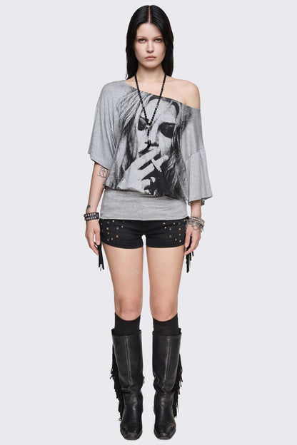 Minga London Muse Off-Shoulder Top