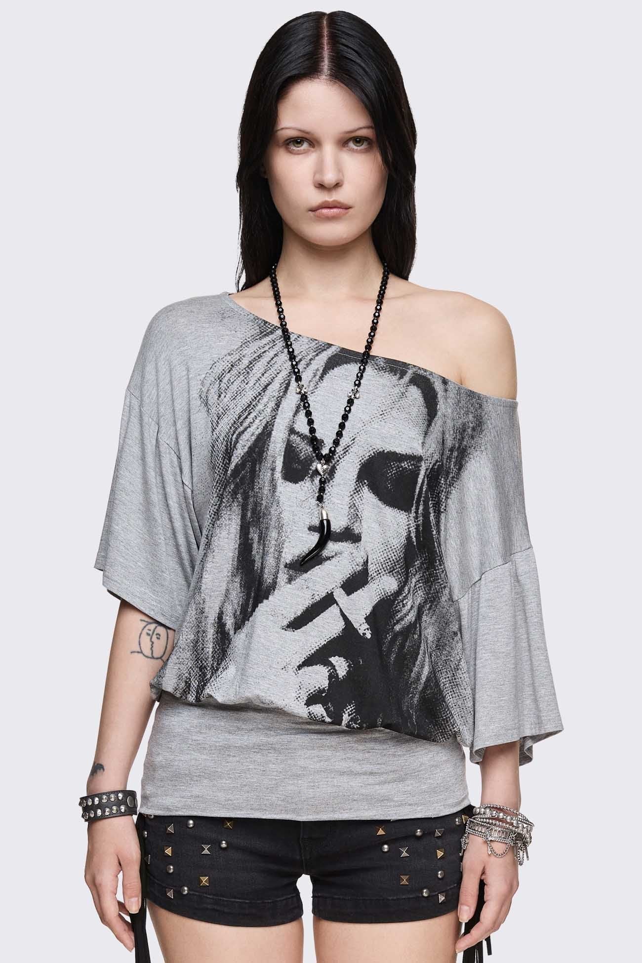 Minga London Muse Off-Shoulder Top