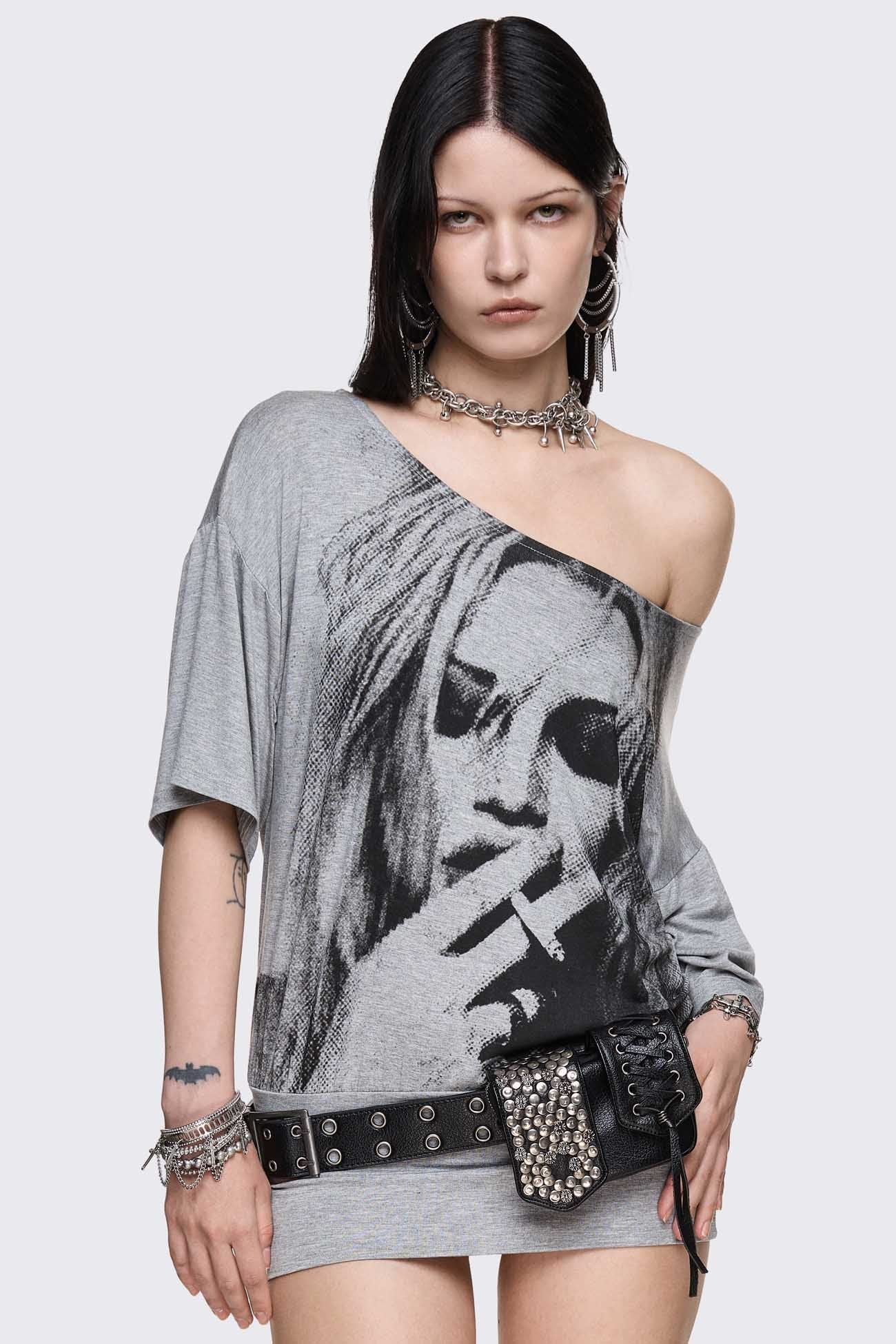 Minga London Muse Off-Shoulder Top