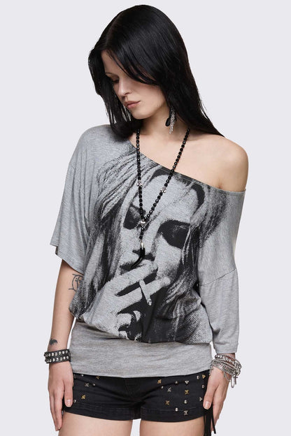 Minga London Muse Off-Shoulder Top