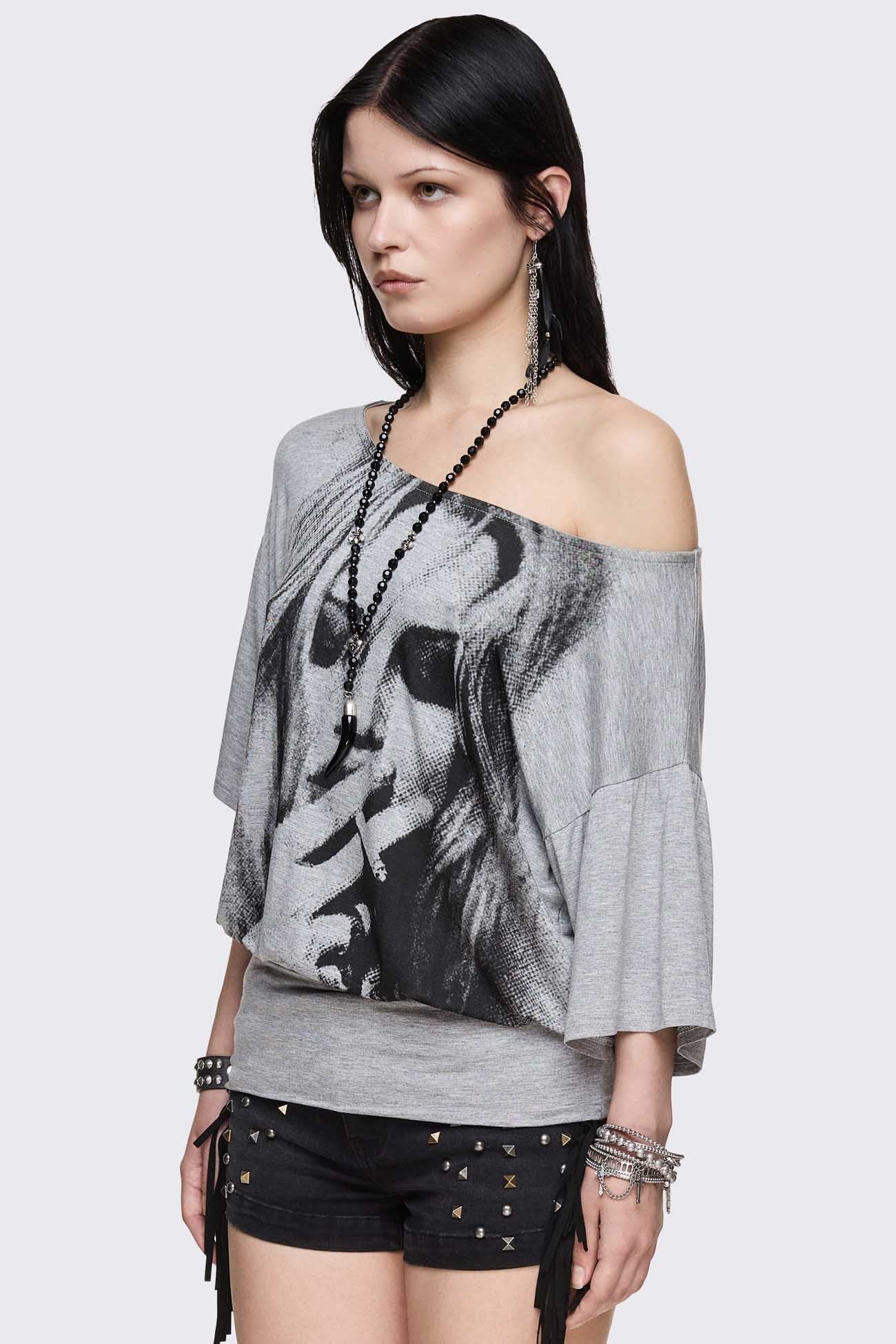Minga London Muse Off-Shoulder Top