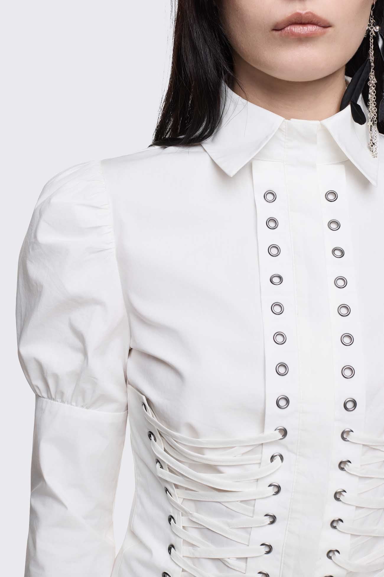 Minga London Lithium Lace-Up Top