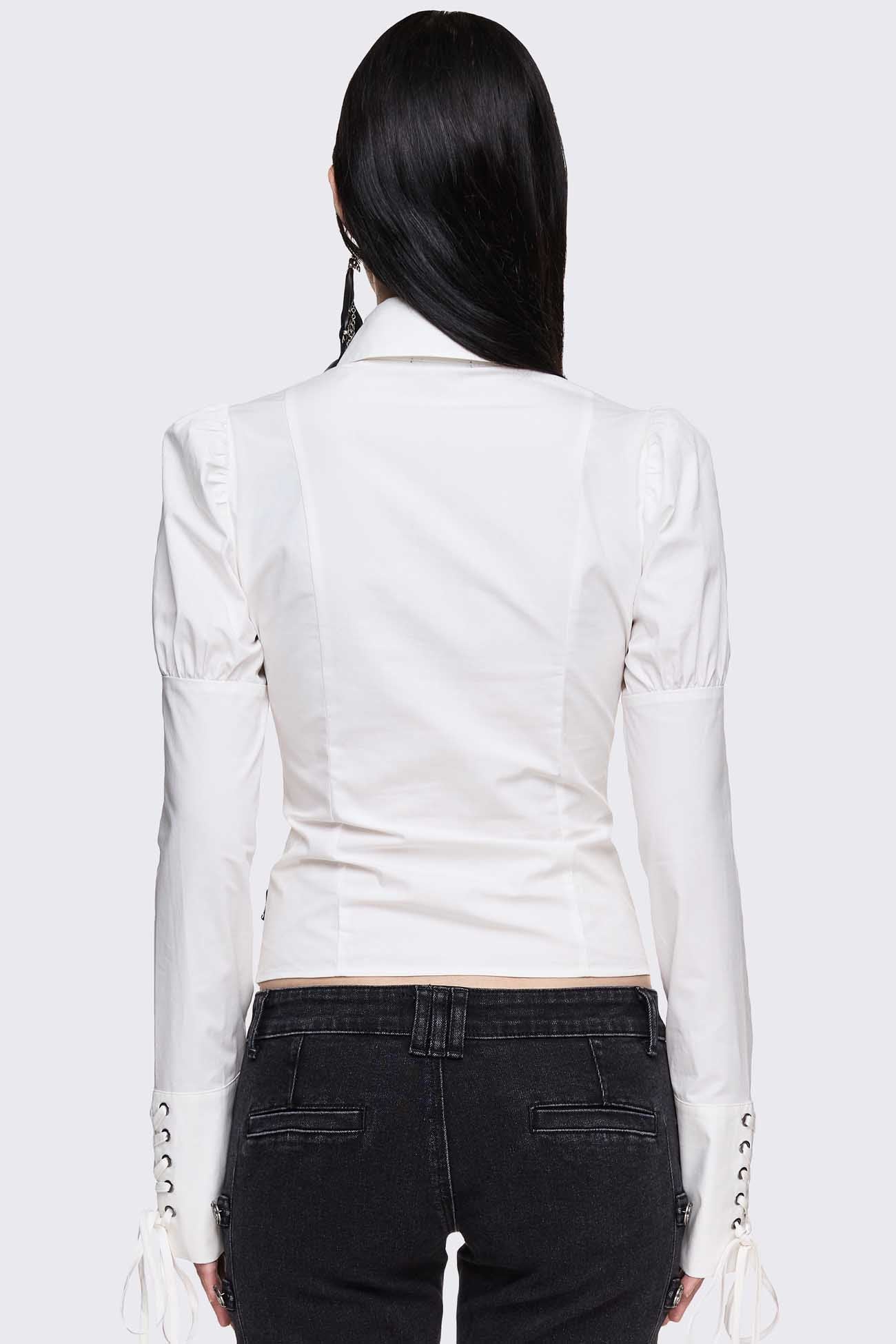 Minga London Lithium Lace-Up Top