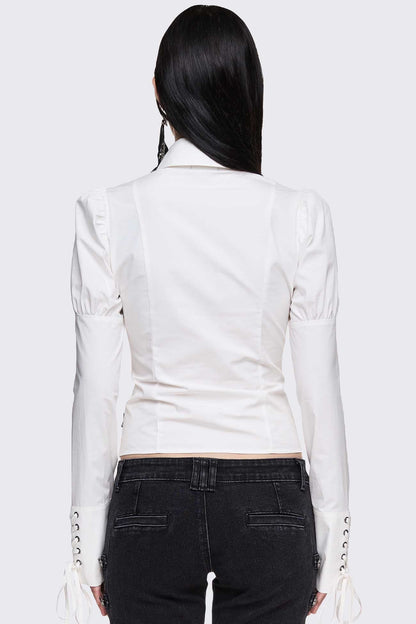Minga London Lithium Lace-Up Top