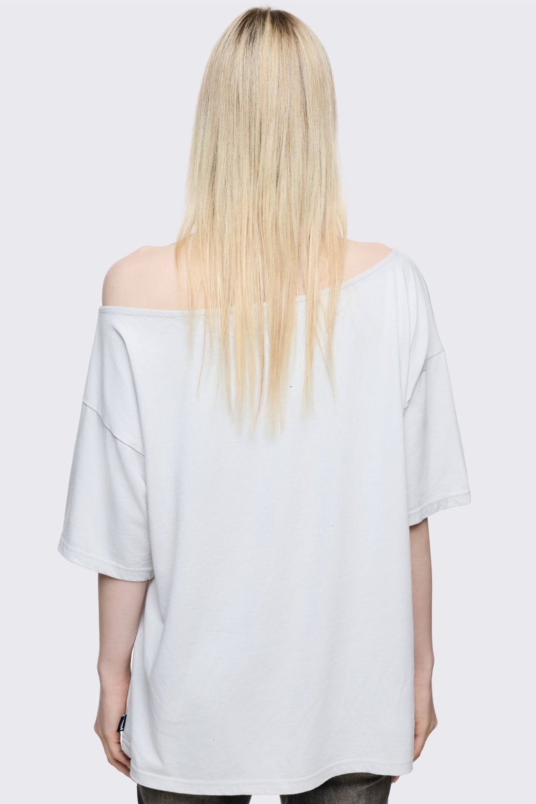Minga London Need Money Off-Shoulder T-Shirt