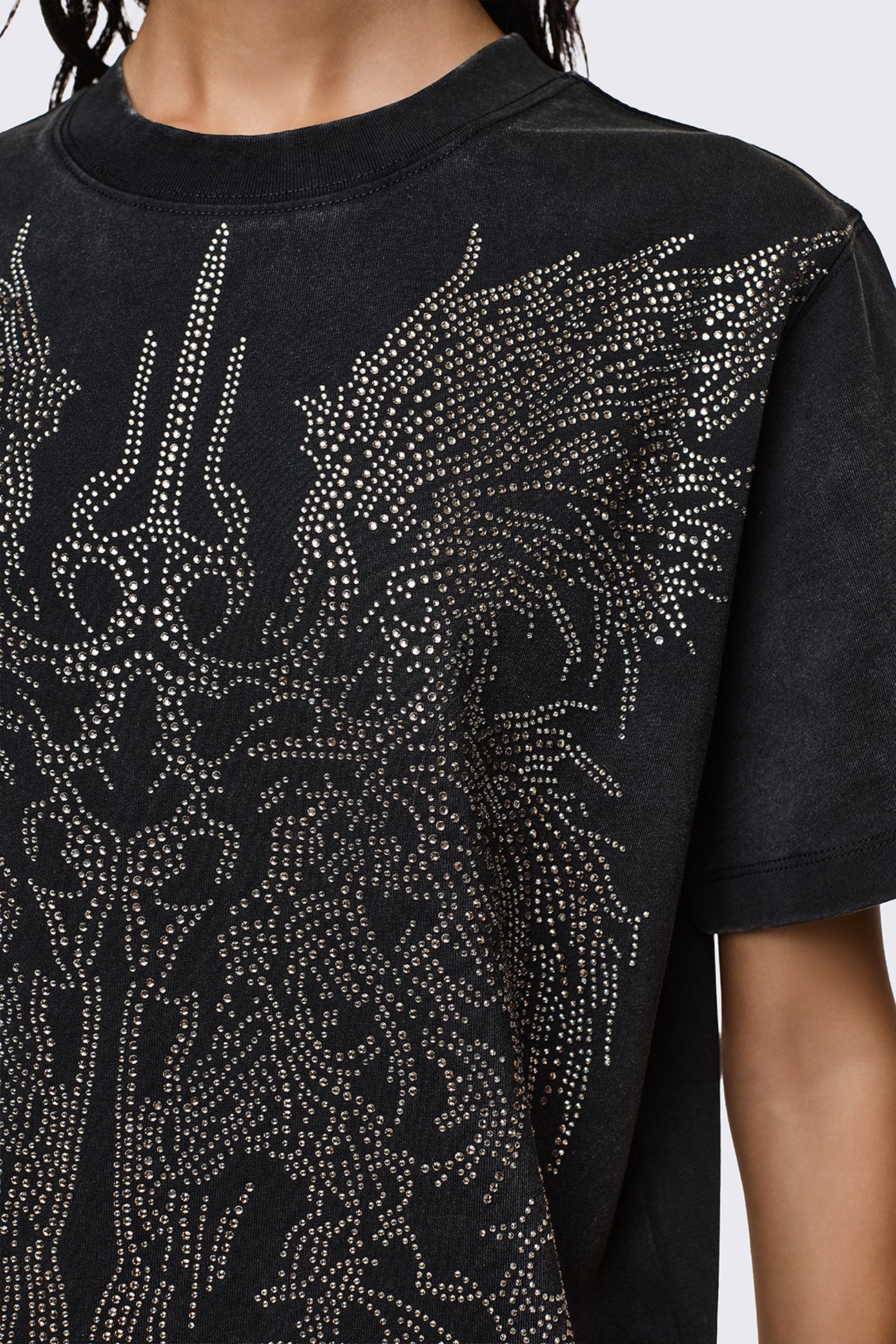 Minga London Elysium Sigil Rhinestone Graphic T-Shirt
