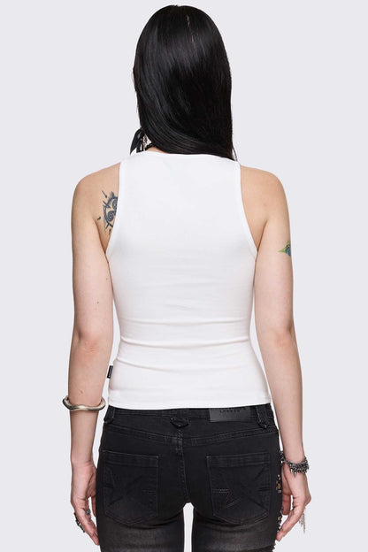 Minga London Courtney Lace-Up Top