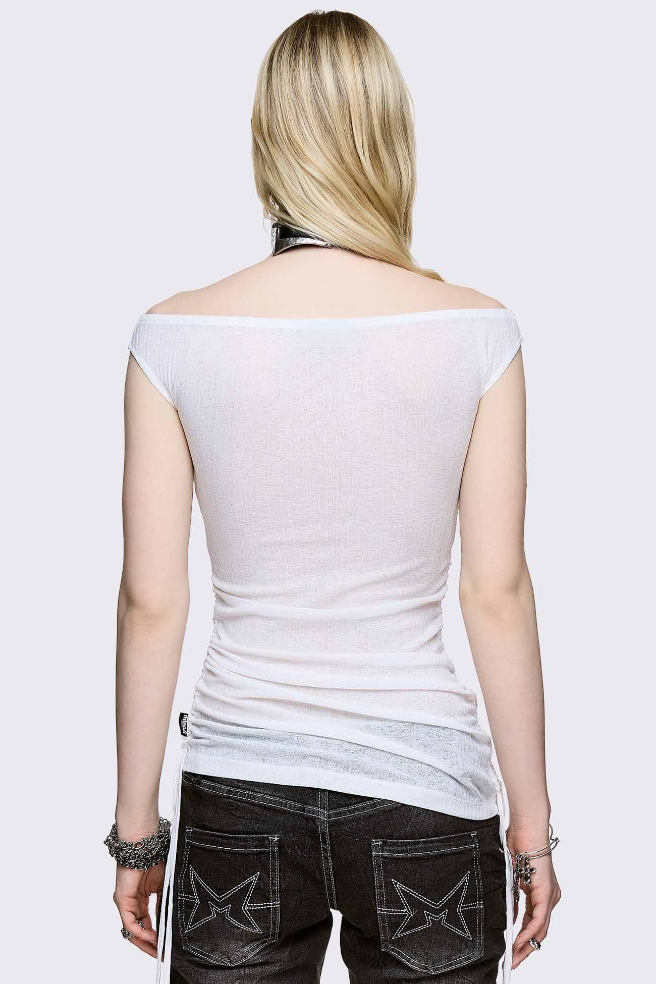 Minga London Forgive Me Not Boatneck Top