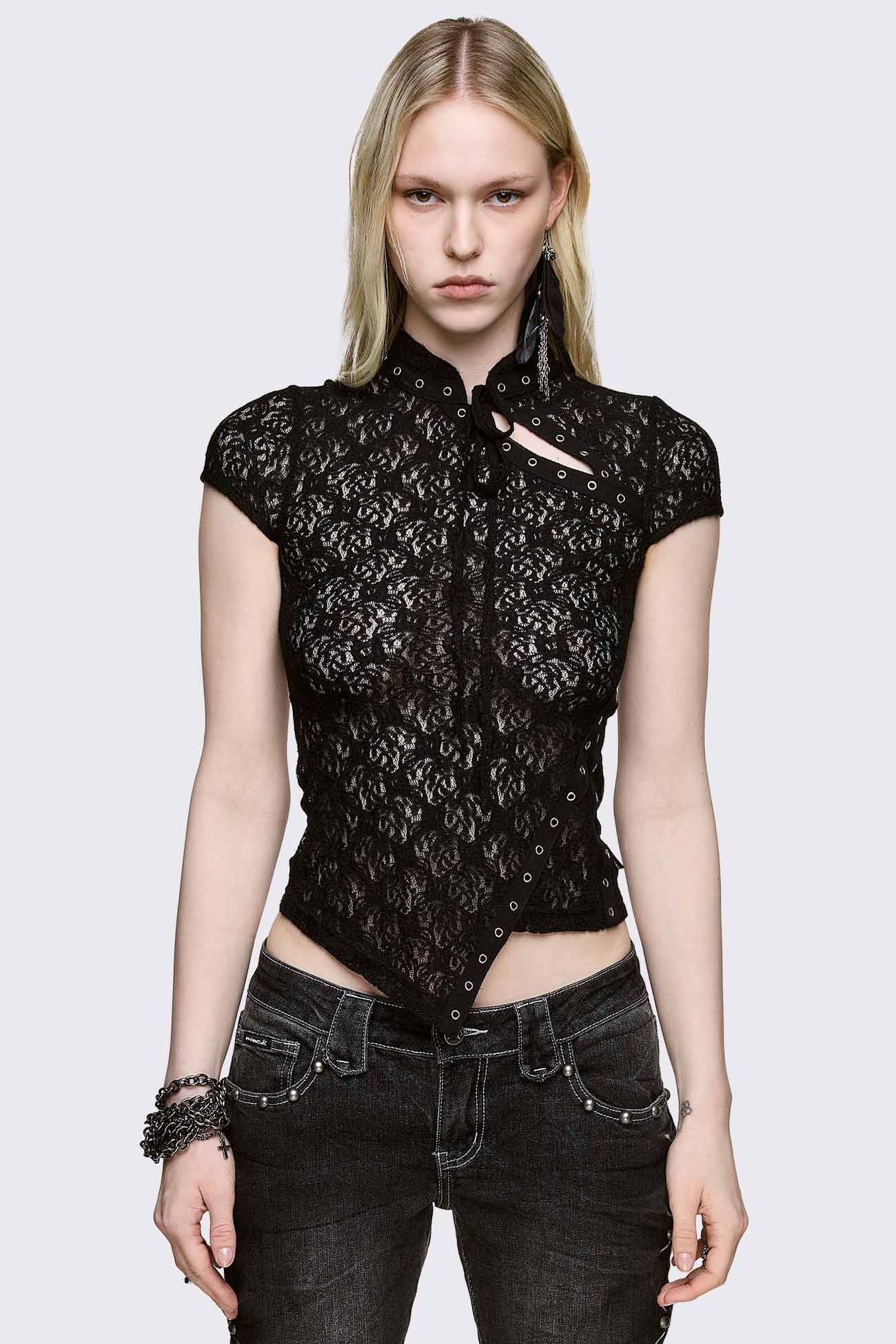 Minga London Moor Lace Top