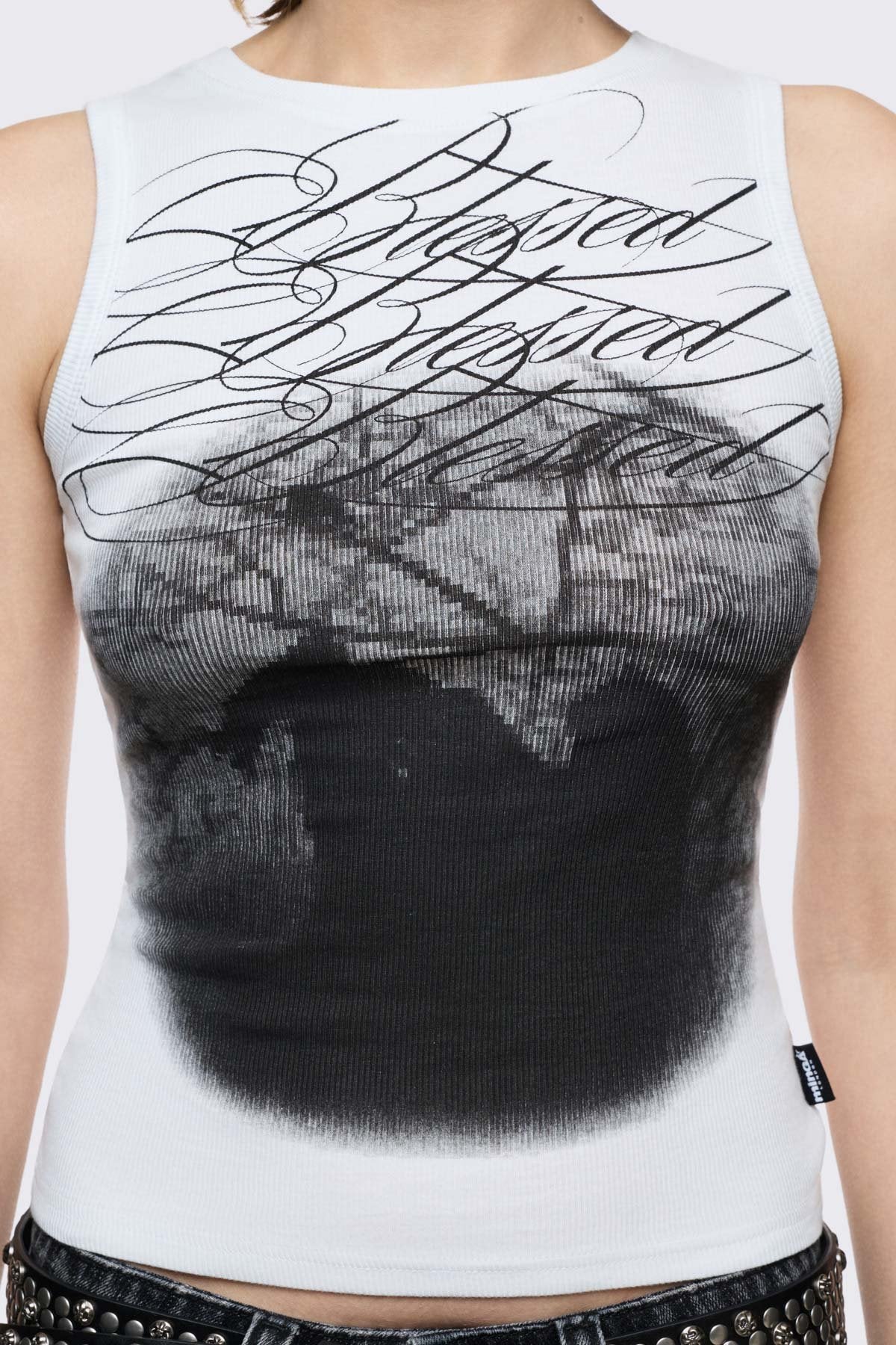 Minga London Goth Benediction Vest Top