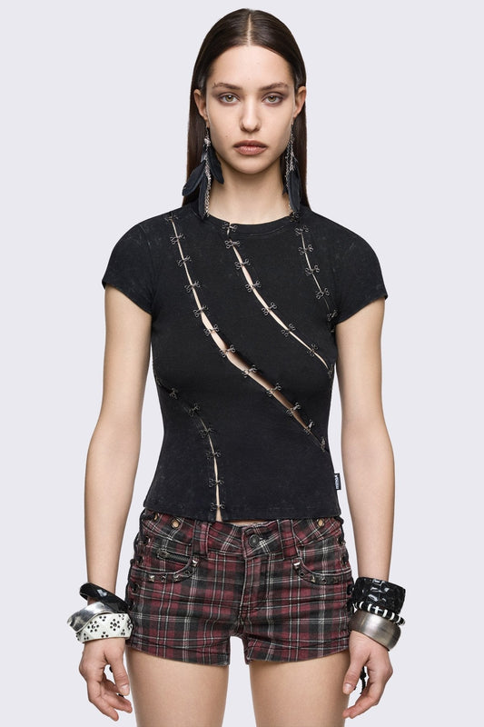 Minga London Coal Washed Baby Tee