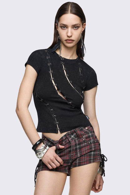 Minga London Coal Washed Baby Tee