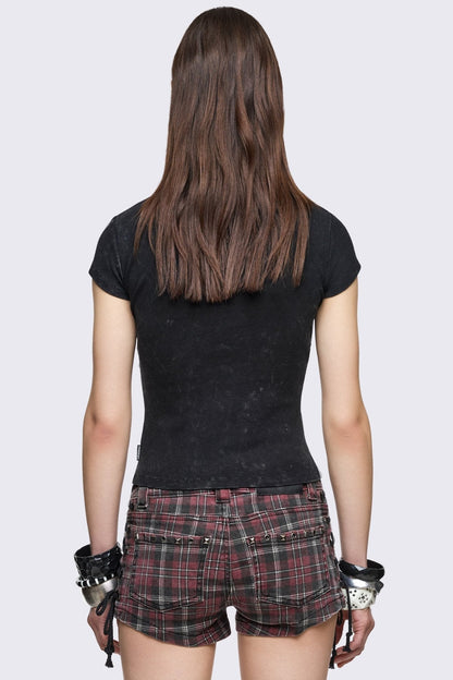 Minga London Coal Washed Baby Tee