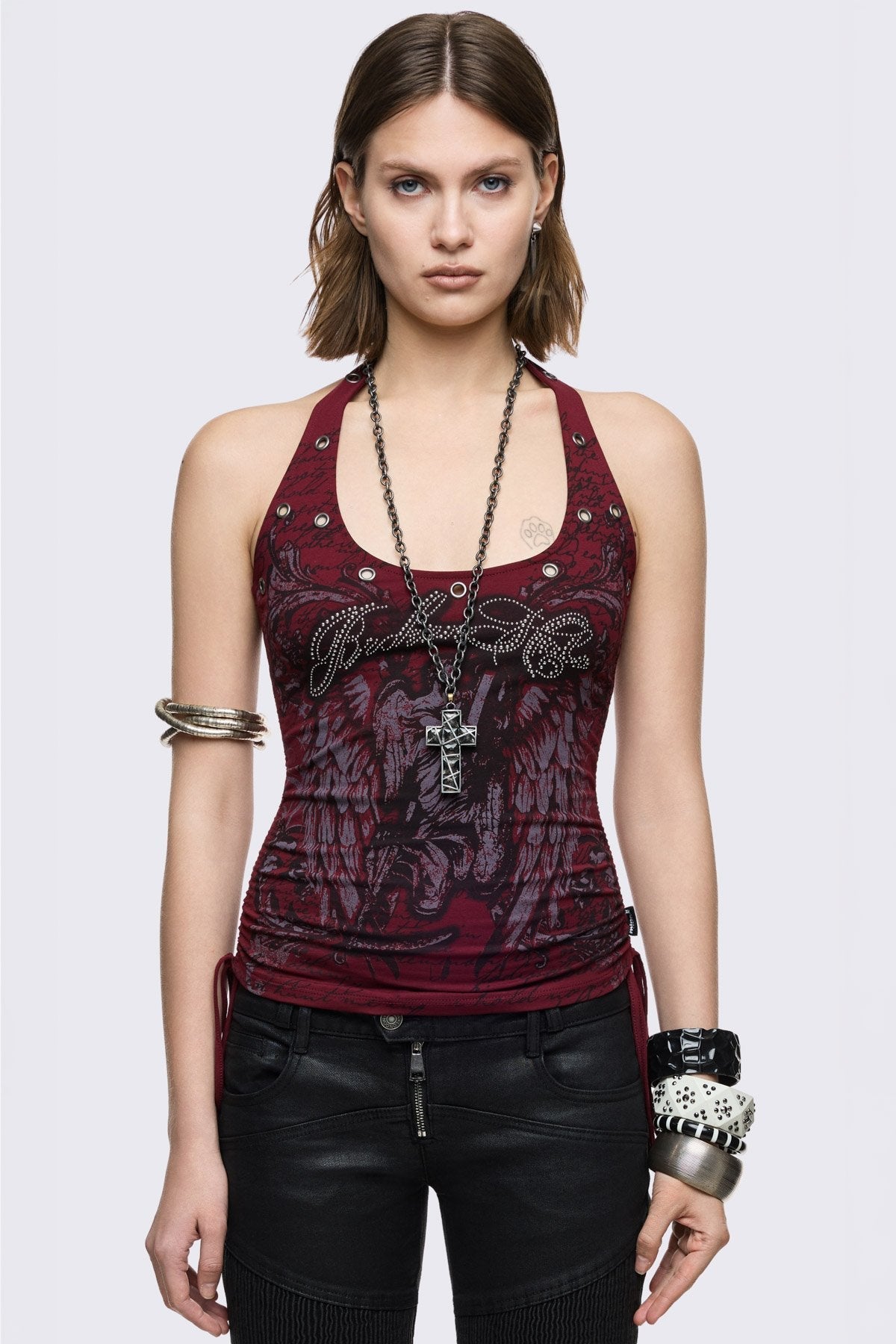 Minga London Broken Halo Halter Top