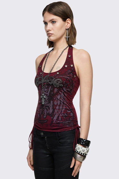 Minga London Broken Halo Halter Top