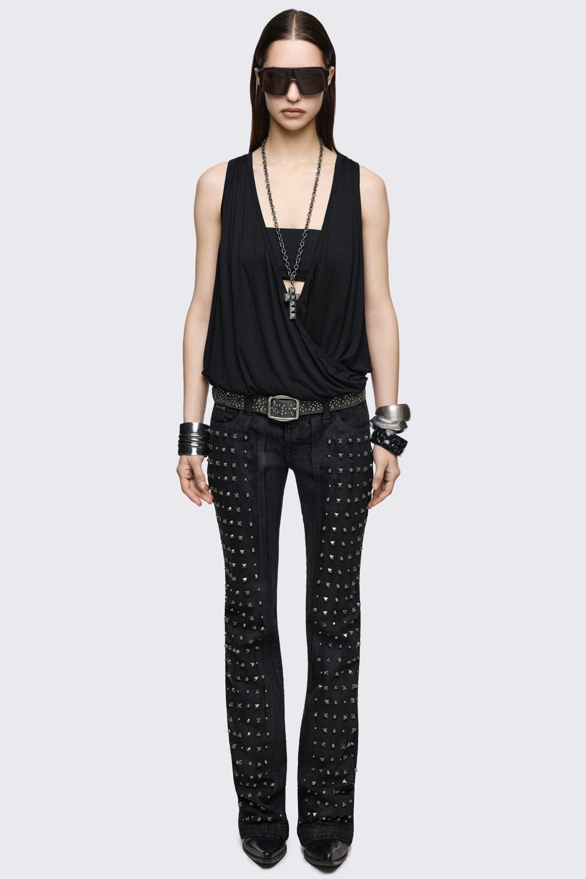 Minga London Reya Wrap Vest Top