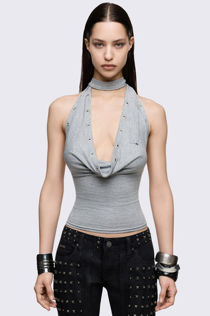 Minga London Kaia Marl Cowl Top