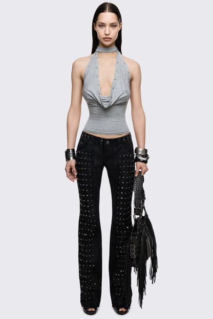 Minga London Kaia Marl Cowl Top