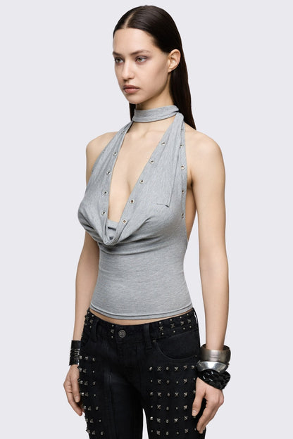 Minga London Kaia Marl Cowl Top
