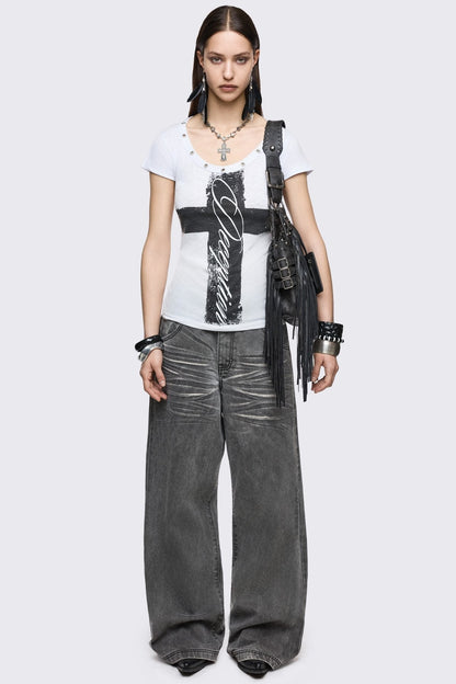 Minga London Heaven Knows Baby Tee
