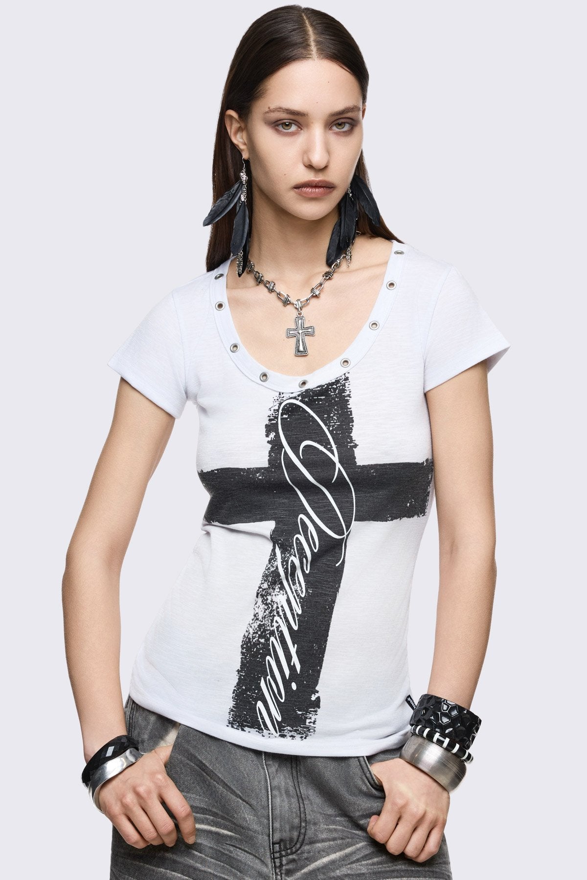 Minga London Heaven Knows Baby Tee