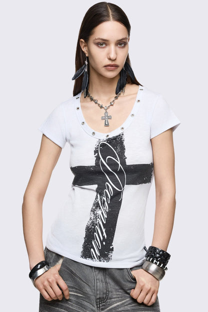 Minga London Heaven Knows Baby Tee