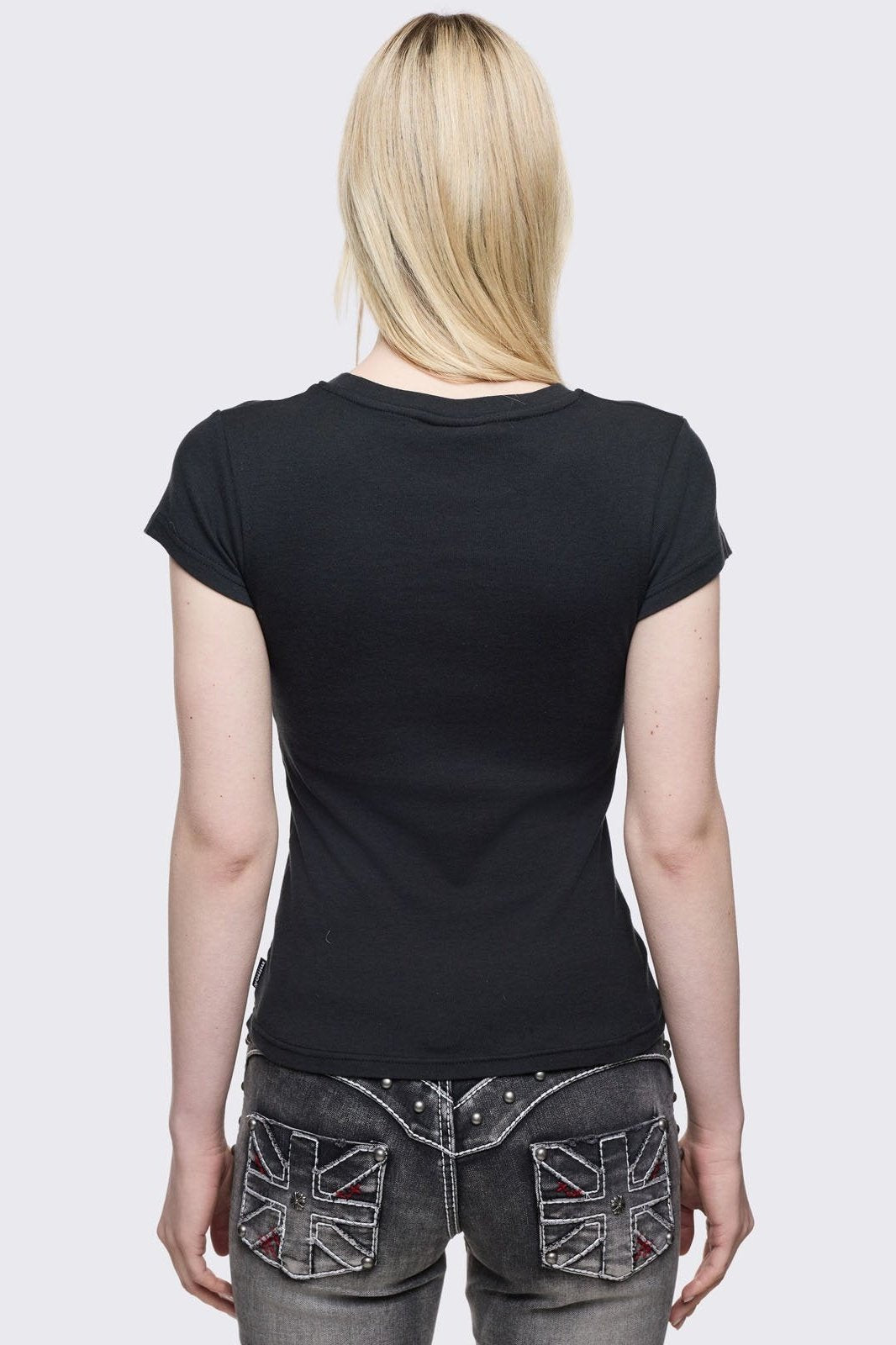 Minga London Winged Cross Baby Tee