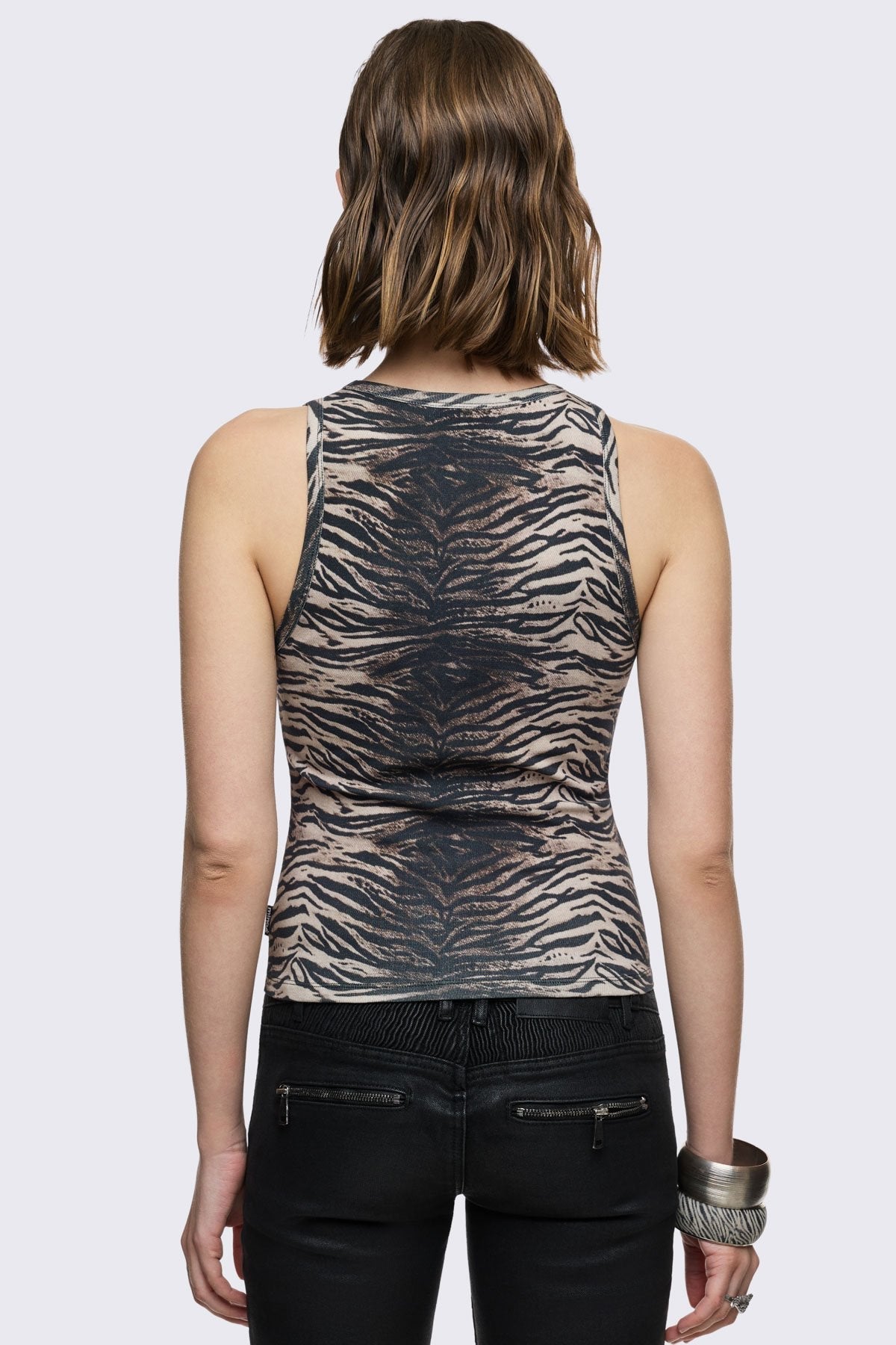 Minga London Jungle Studded Vest Top