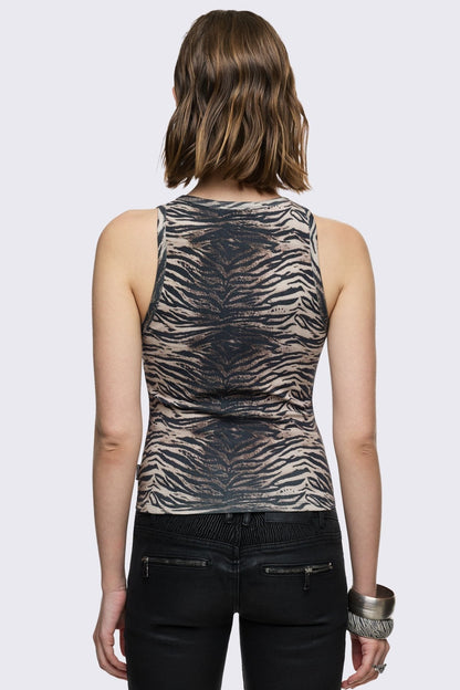 Minga London Jungle Studded Vest Top