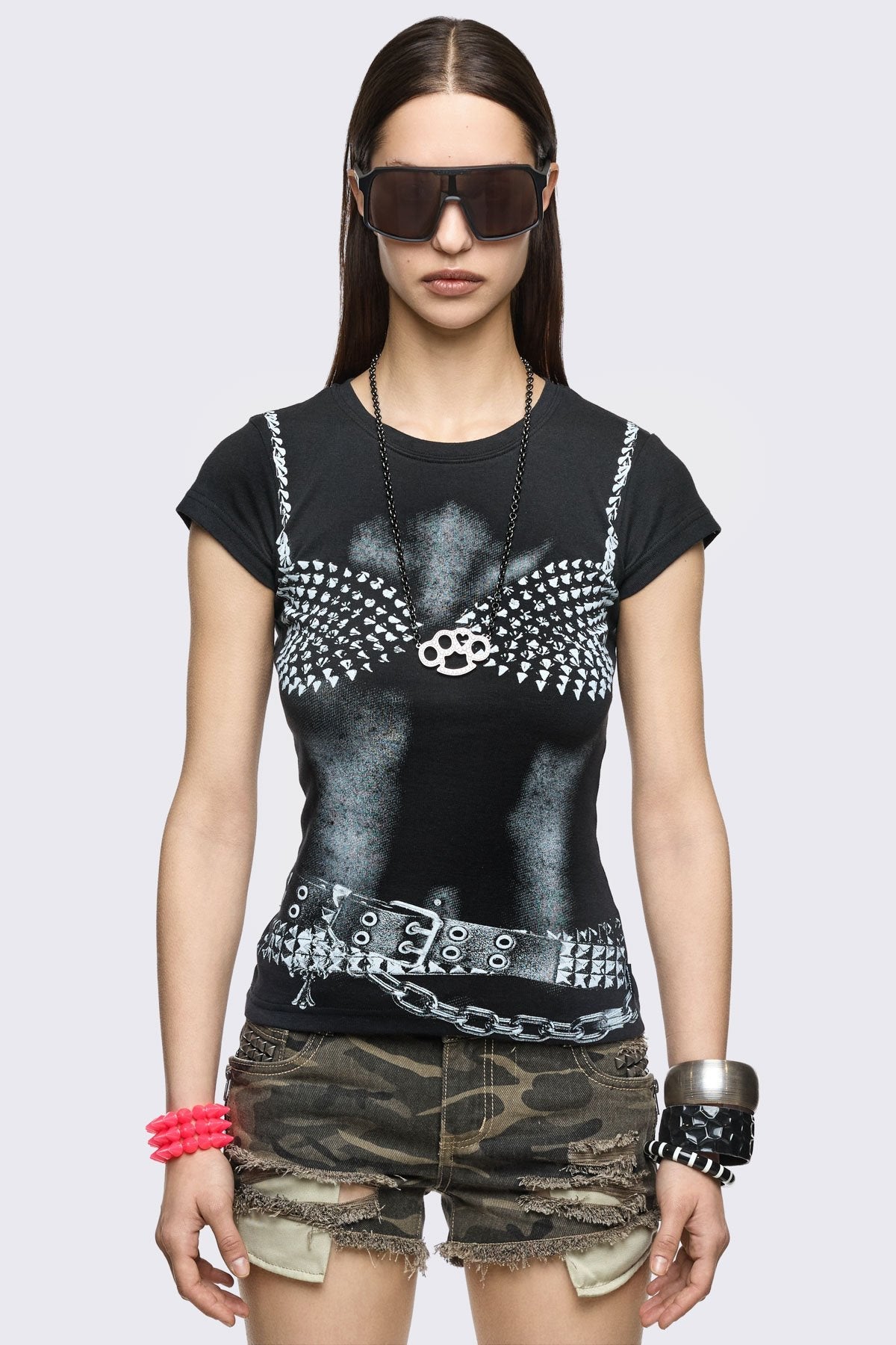 Minga London Pretty Hurts Baby Tee