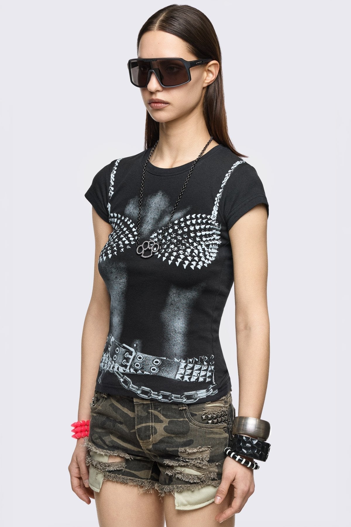 Minga London Pretty Hurts Baby Tee