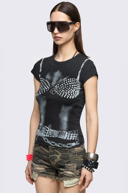 Minga London Pretty Hurts Baby Tee