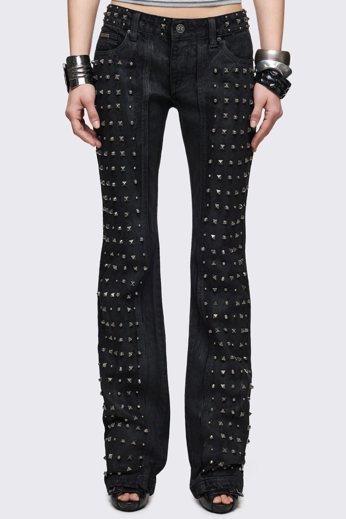 Minga London Riot Studded Bootcut Jeans