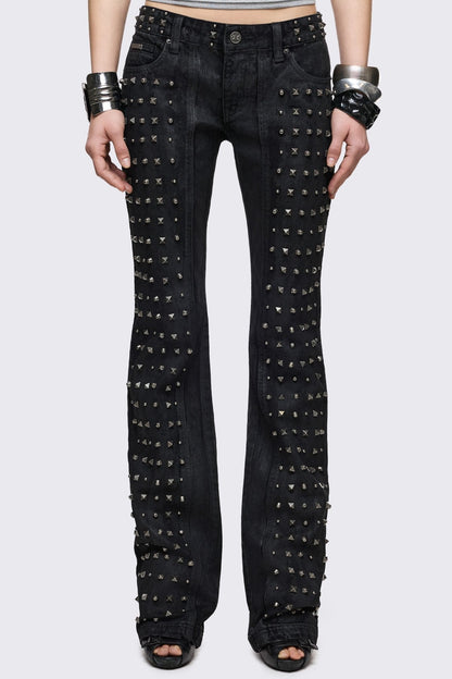 Minga London Riot Studded Bootcut Jeans