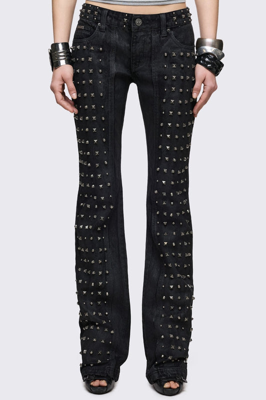 Minga London Riot Studded Bootcut Jeans