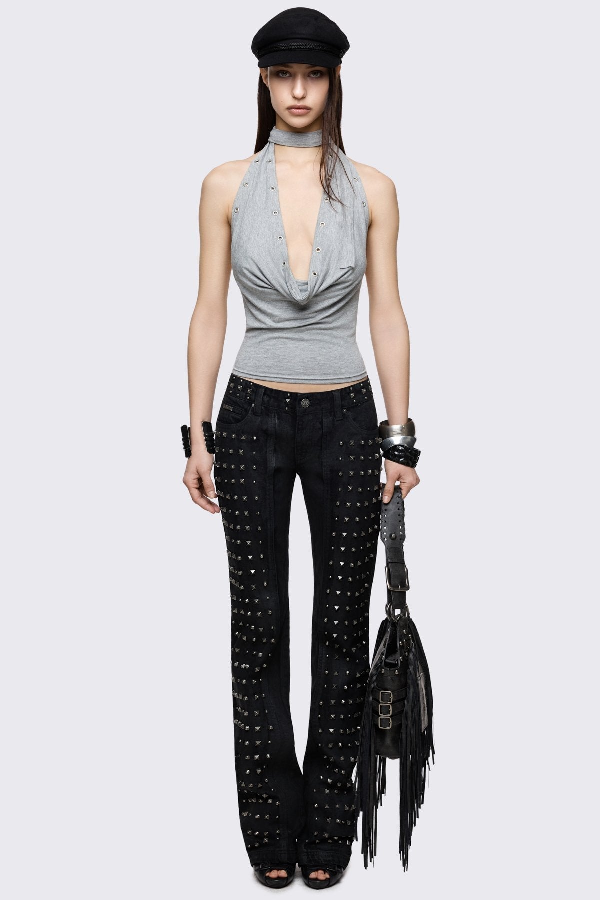 Minga London Riot Studded Bootcut Jeans