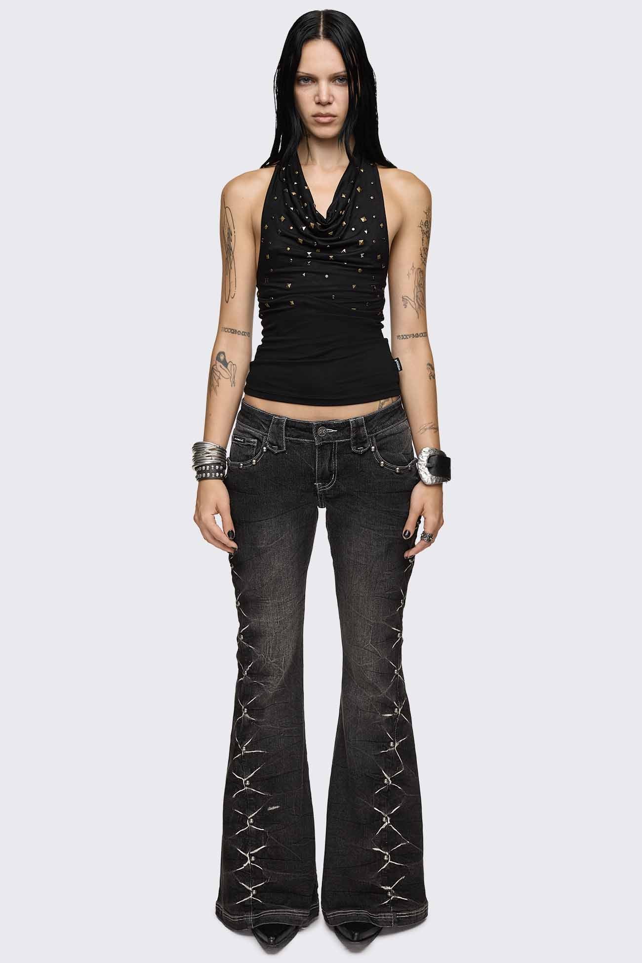 Minga London Abigail Flared Jeans