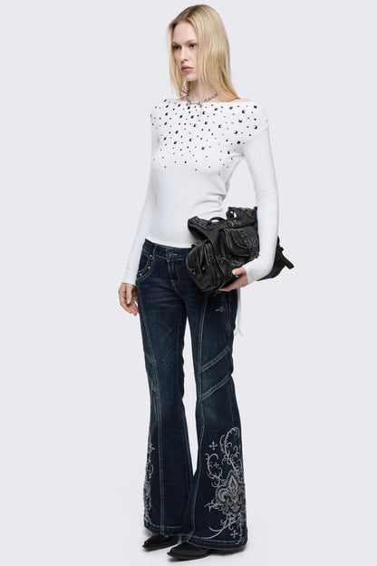 Minga London Lis Flared Jeans