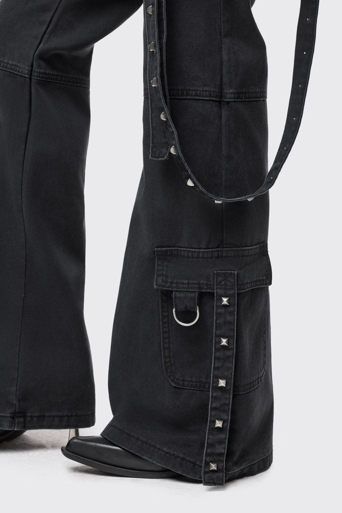 Minga London Bruise Cargo Flared Jeans