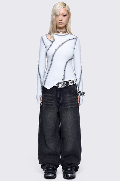Minga London Fallen Angel Baggy Jeans